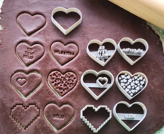 Cepumu formiņu komplekts “Mīlestība” (7 gab)